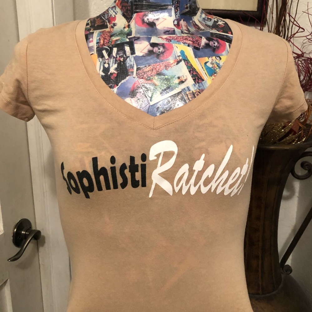 SOPHISTIratchet vneck T-shirt M
